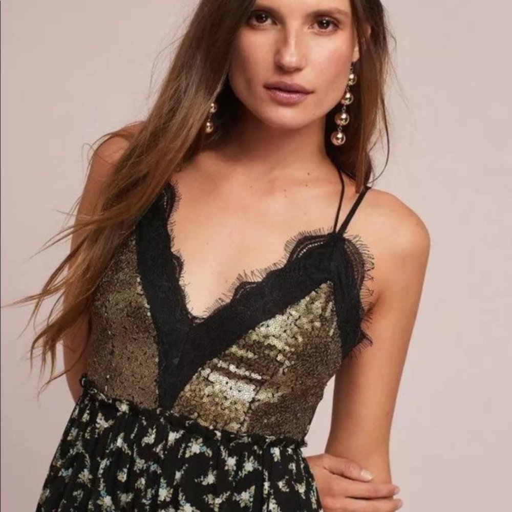 Anthropologie Ranna Gill Lakshmi Maxi Dress